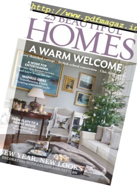 25 Beautiful Homes – January 2018 Cover