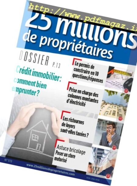 25 Millions de Proprietaires – decembre 2017 Cover
