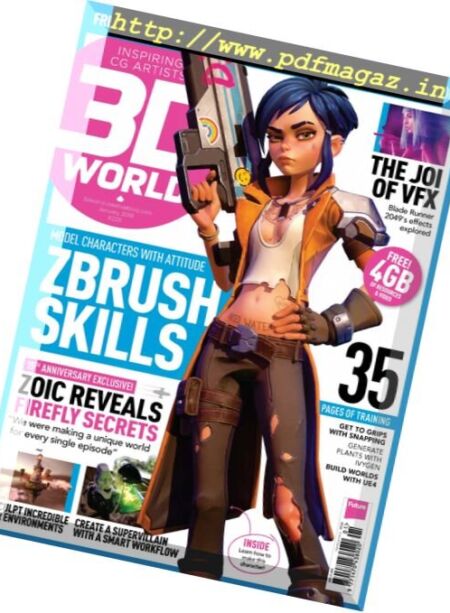 3D World UK – January 2018 Cover