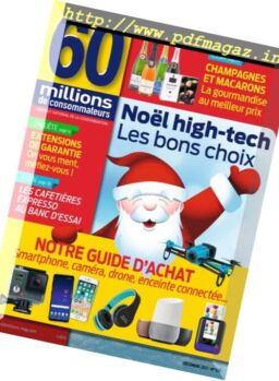 60 Millions de Consommateurs – decembre 2017