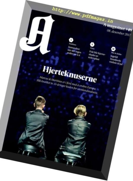 A-Magasinet – 8 desember 2017 Cover