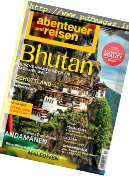 Abenteuer und Reisen – Dezember 2017 Cover