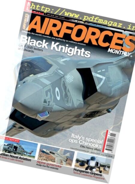 Airforces Monthly – January 2018 Cover