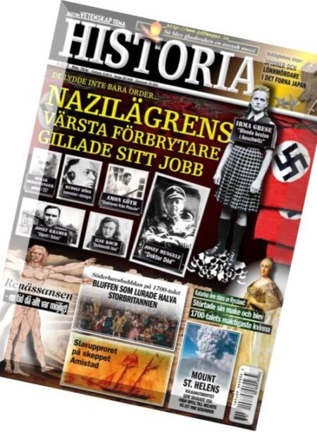 Allt Om Vetenskap Tema Historia – Nr.8, 2017 Cover