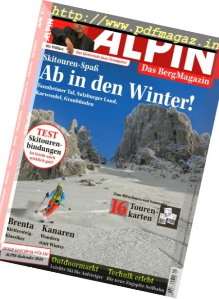 Alpin – Januar 2018 Cover