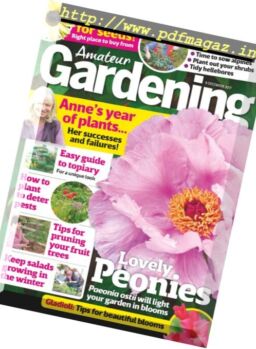 Amateur Gardening – 9 December 2017