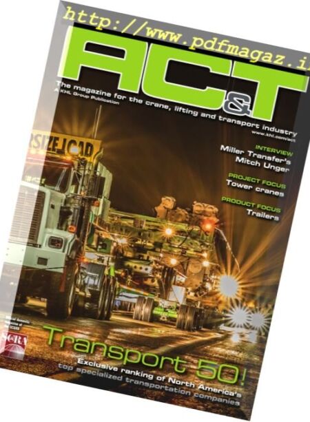 American Cranes & Transport – December 2017 Cover