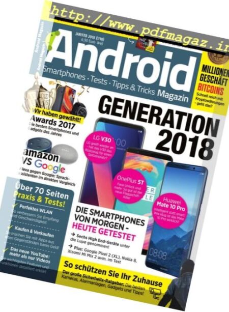 Android Magazin – Januar-Februar 2018 Cover