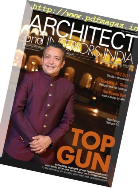 Architect and Interiors India – December 2017 Cover