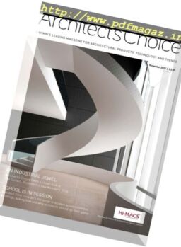 Architect’s Choice – November-December 2017