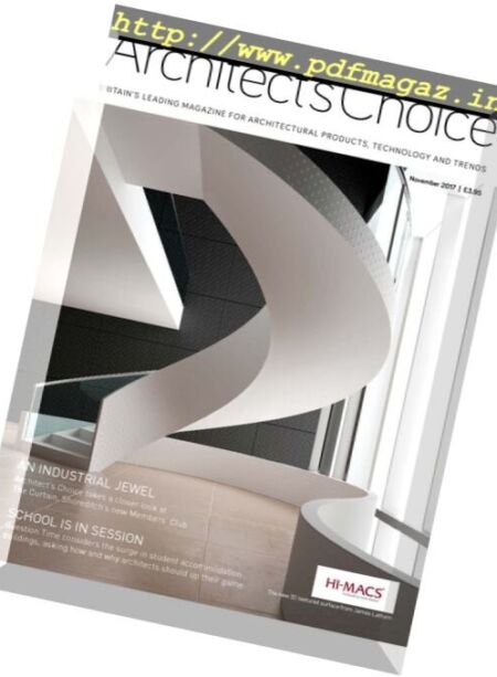 Architect’s Choice – November-December 2017 Cover