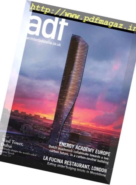 Architects Datafile (ADF) – December 2017 Cover