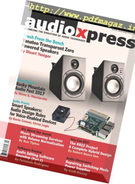 audioXpress – January 2018 Cover