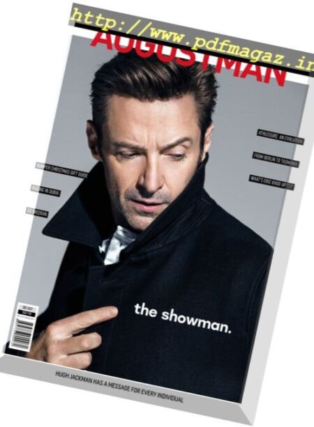 August Man Singapore – December 2017 Cover
