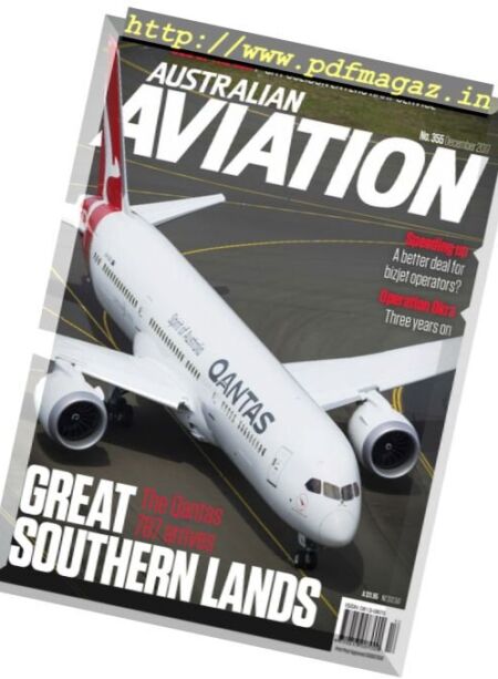 Australian Aviation – December 2017 Cover