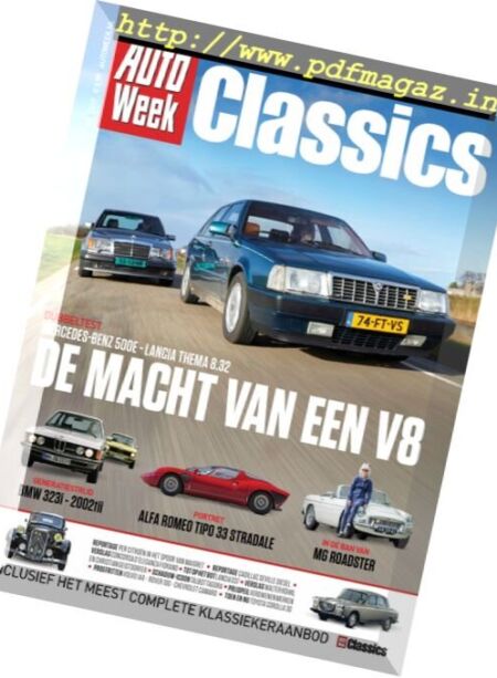 AutoWeek Classics Netherlands – december 2017 Cover