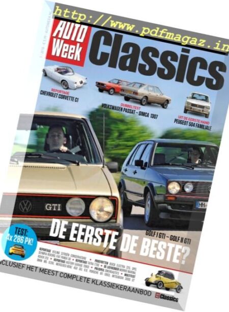 AutoWeek Classics Netherlands – januari 2018 Cover