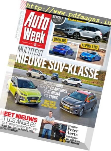 AutoWeek Netherlands – 6 december 2017 Cover
