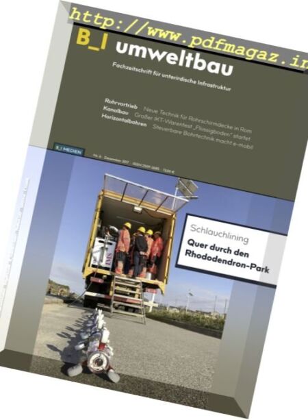 B_I umweltbau – Januar 2018 Cover