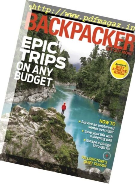 Backpacker – December 2017 Cover