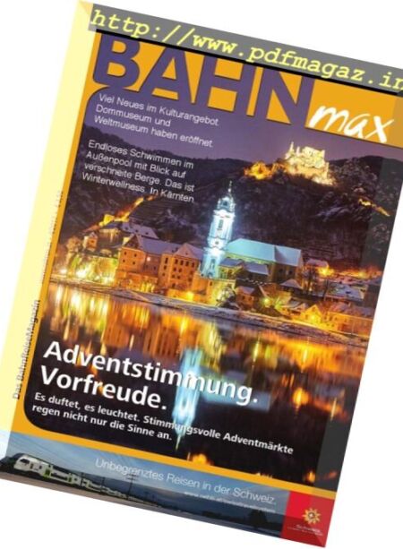 BAHNmax – Dezember 2017 Cover