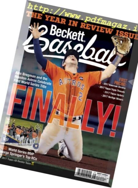 Beckett Baseball – January 2018 Cover