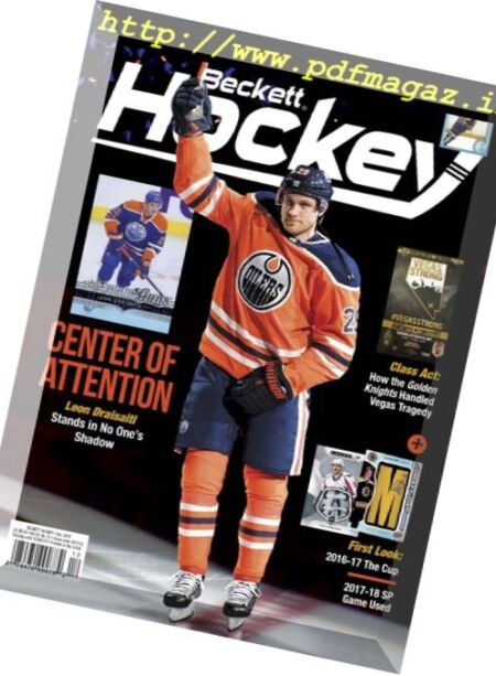 Beckett Hockey – December 2017 Cover