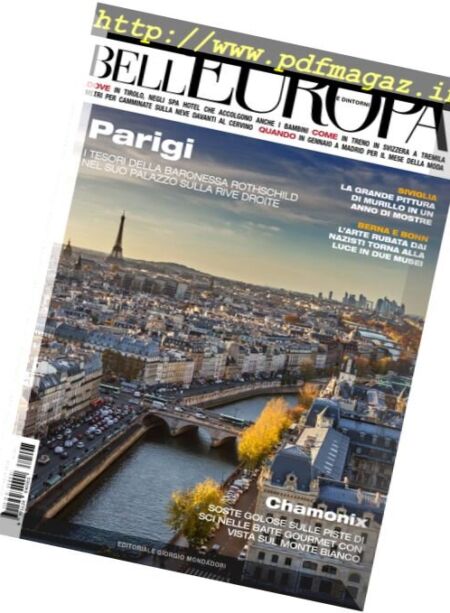 Bell’Europa – Gennaio 2018 Cover