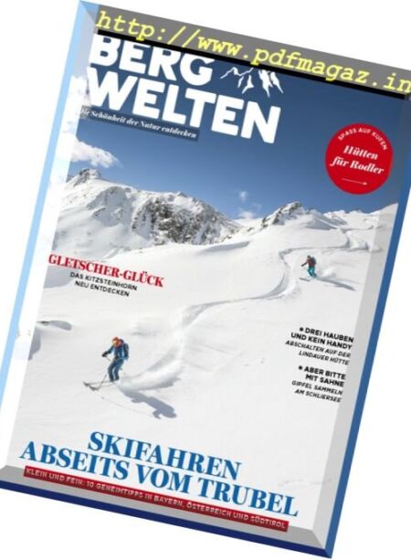 Bergwelten Austria – Dezember-Januar 2018 Cover