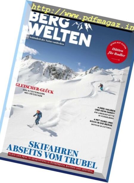 Bergwelten – Dezember 2017 – Januar 2018 Cover