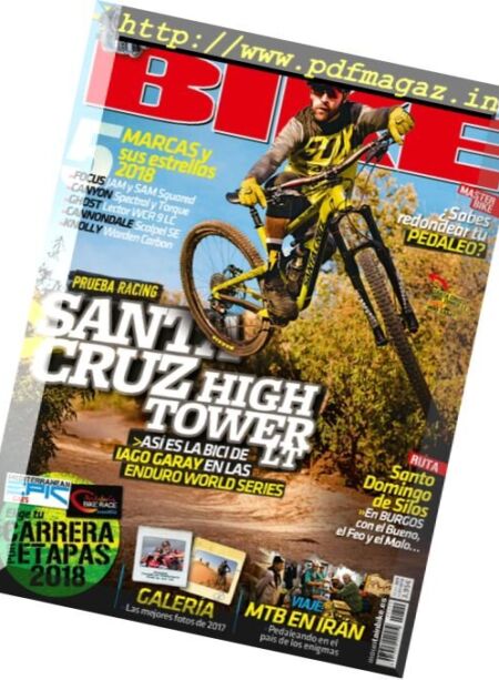 Bike Espana – enero 2018 Cover