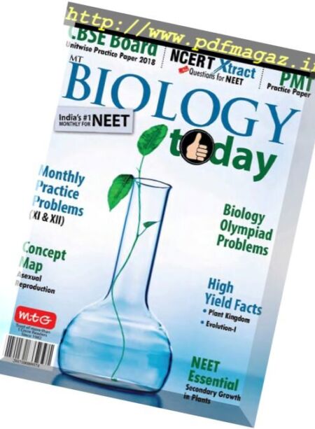 Biology Today – December 2017 Cover