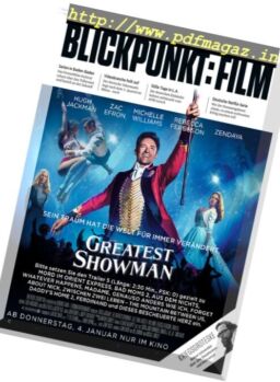 Blickpunkt Film – 27 November 2017