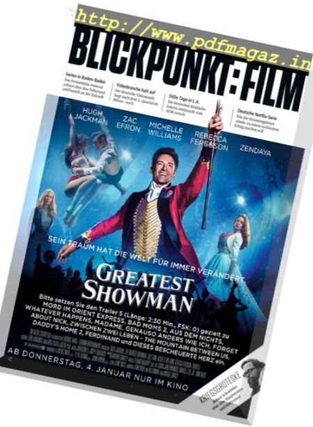 Blickpunkt Film – 27 November 2017 Cover