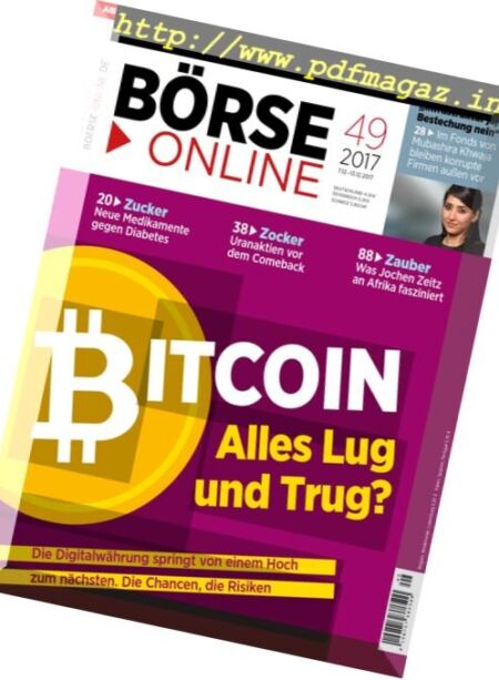 Borse Online – 7 Dezember 2017 Cover