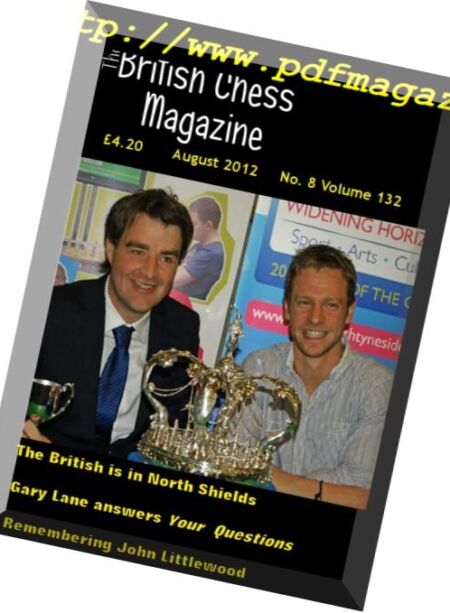 British Chess Magazine – August 2012 Cover