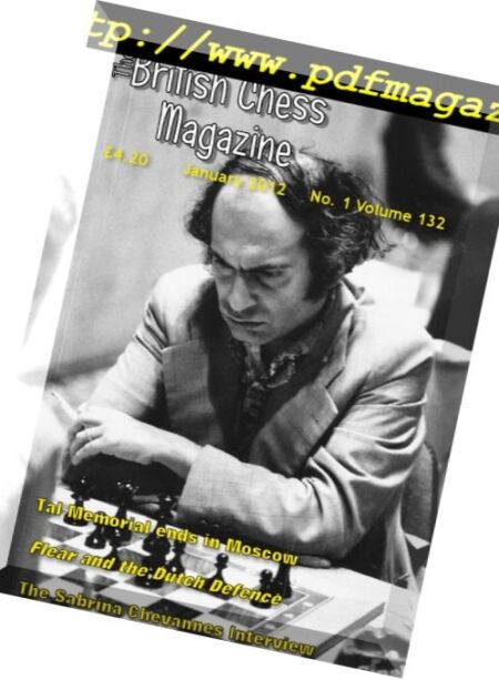 British Chess Magazine – January 2012 Cover