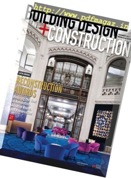 Building Design + Construction – November 2017 Cover