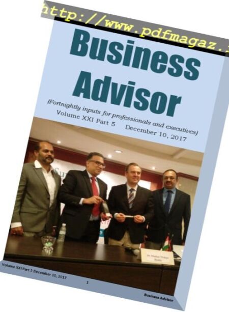 Business Advisor – 10 December 2017 Cover