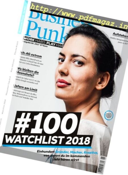 Business Punk – Januar 2018 Cover