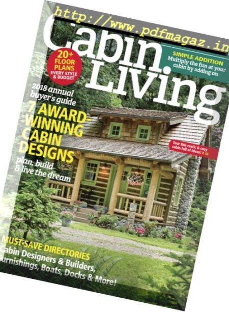 Cabin Living – January-February 2018 Cover