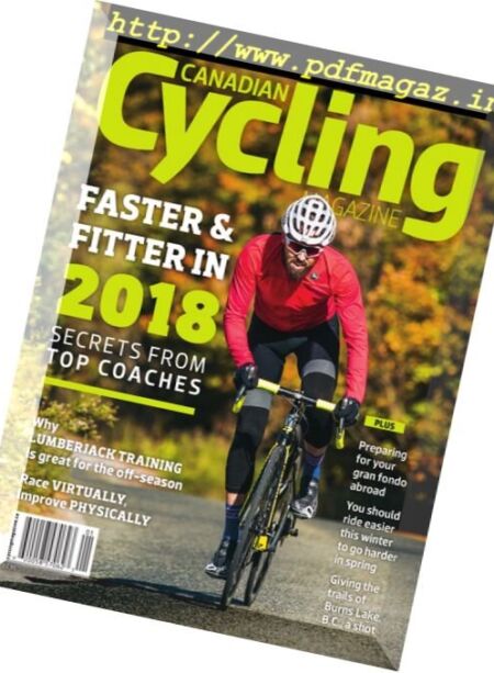 Canadian Cycling – December 2017 – January 2018 Cover