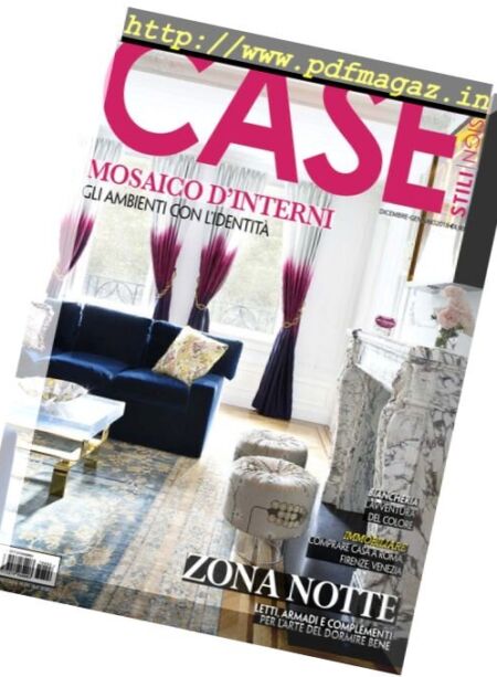 Case & Stili – Dicembre 2017 – Gennaio 2018 Cover