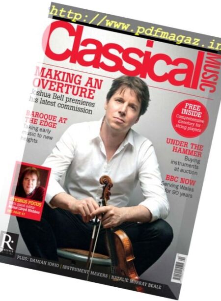 Classical Music – January 2018 Cover