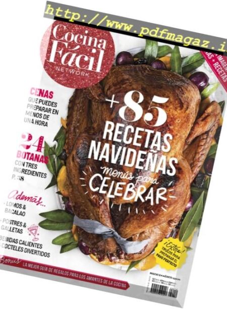 Cocina Facil – diciembre 2017 Cover