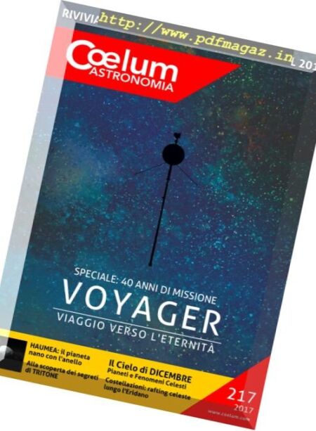 Coelum Astronomia – N 217, 2017 Cover
