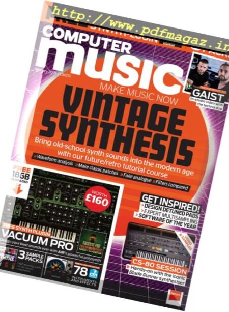 Computer Music – January 2018 Cover