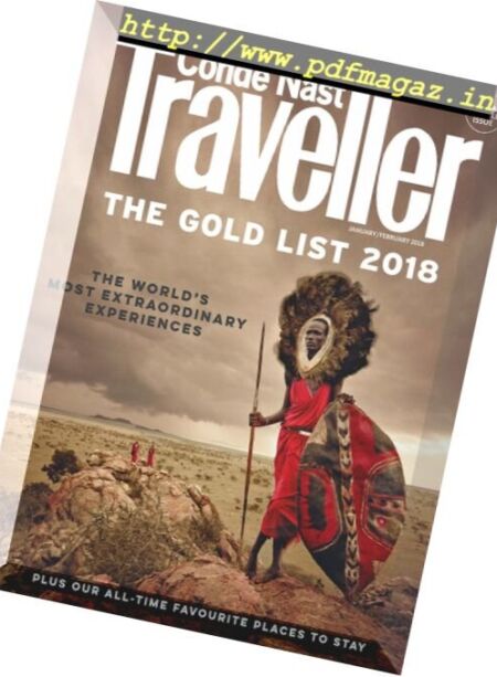 Conde Nast Traveller UK – January 2018 Cover
