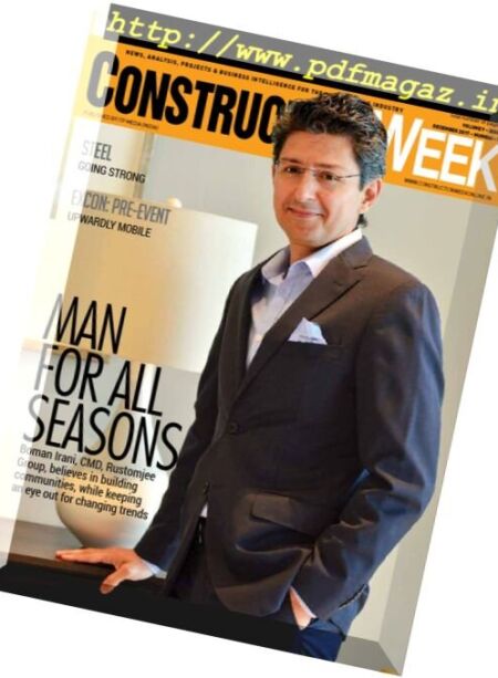 Construction Week India – December 2017 Cover