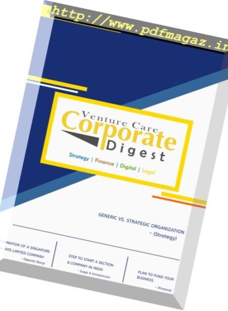 Corporate Digest – November 2017 Cover